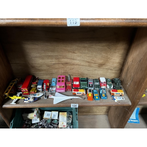 120 - shelf of vehicles