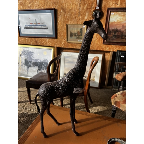 389 - h151 giraffe statue