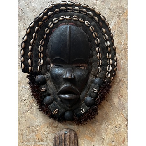 1 - Large collection of African Carved Art Antique Tribal Masks...