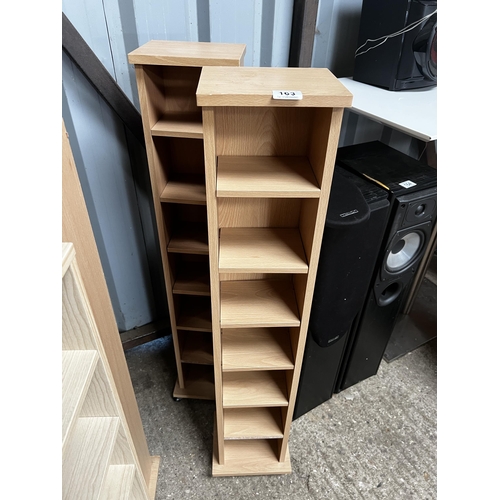 163 - x 2 cd racks