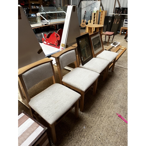 497 - x 4 new chairs