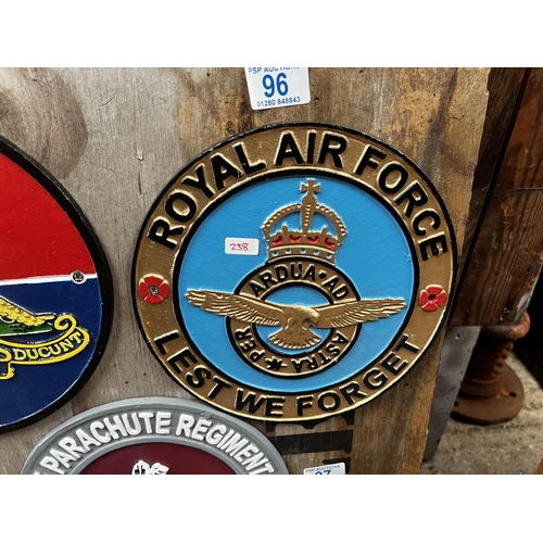 96 - H238 Royal Air Force sign