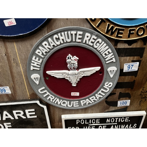 97 - H233 parachute sign