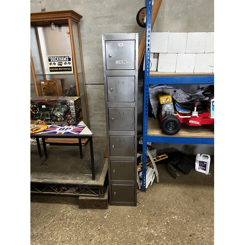 101 - six door cabinet with key