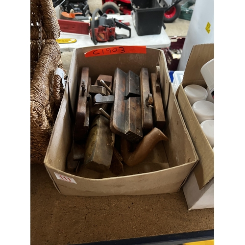 111 - box of vintage planes