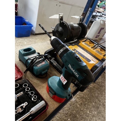 117 - makita drill and charger