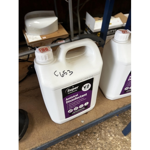 198 - x 1 disinfectant