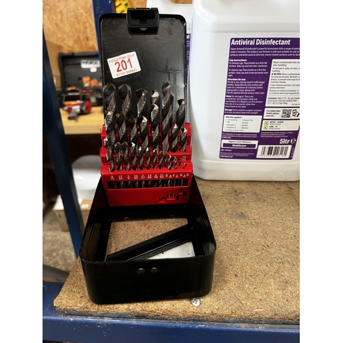 201 - 11     29 pce  drill set