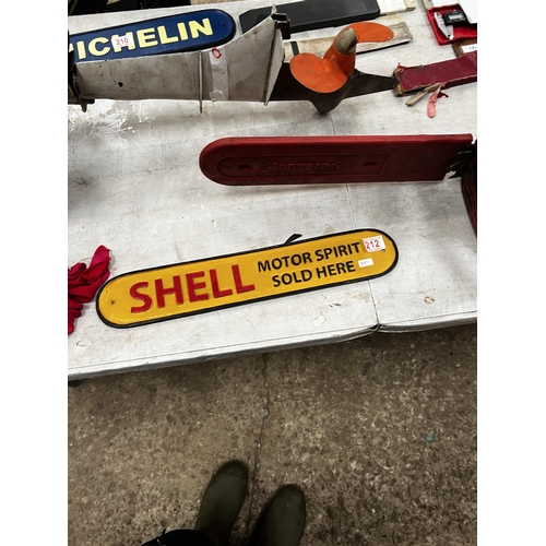 212 - 247  large shell sign