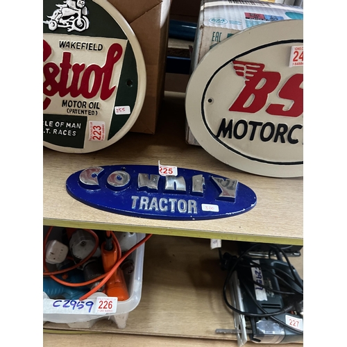 225 - 320     ford county tractor sign