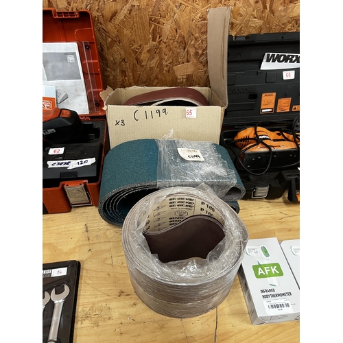 65 - quantity of grit paper