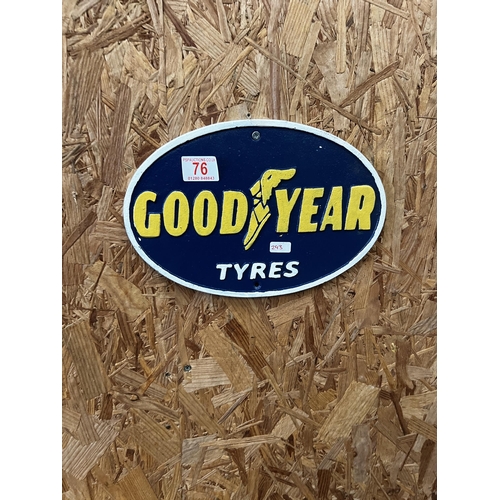 76 - 243  goodyear sign