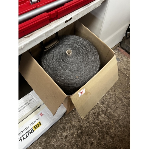 90 - large roll of wire wool