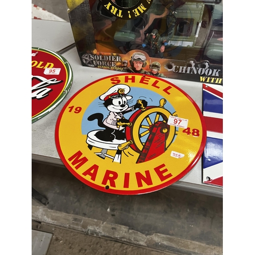97 - 355  mickey mouse shell marine