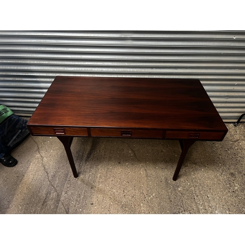 1 - Nanna Ditzel - Rosewood desk, Soren Wiladsen edition, 1958 Mid century Danish VIDEO AVAILABLE TEXT 0... 