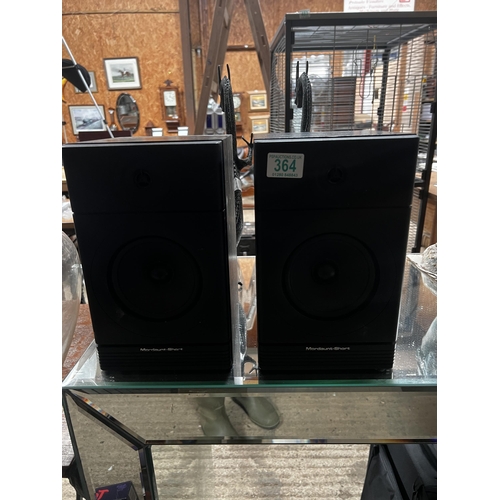 364 - x2 Mordaunt-short speakers