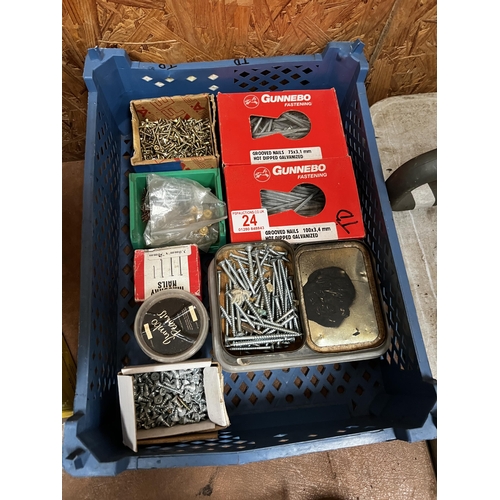 24 - Tray of Screws