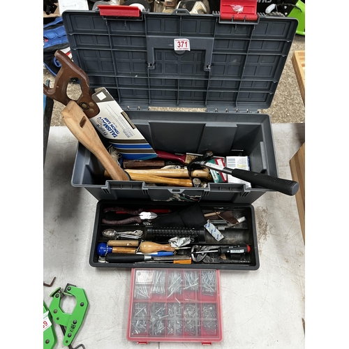 371 - tool box + contents