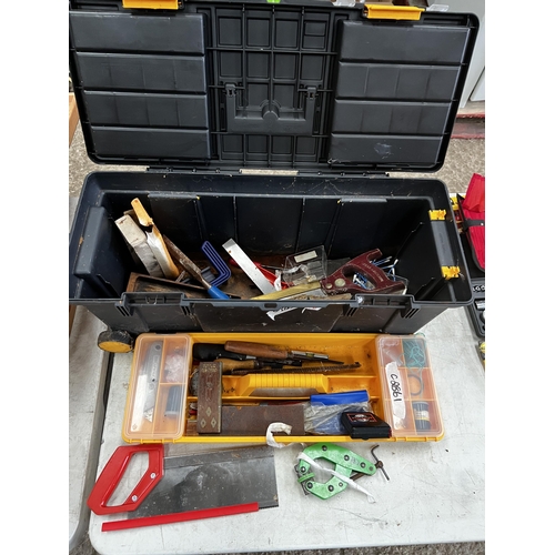 375 - tool box + contents