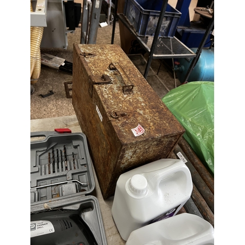 385 - metal tool box