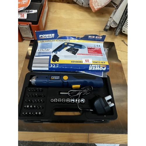 60 - cordless screwdriver