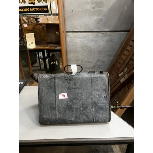79 - Vintage fuel can