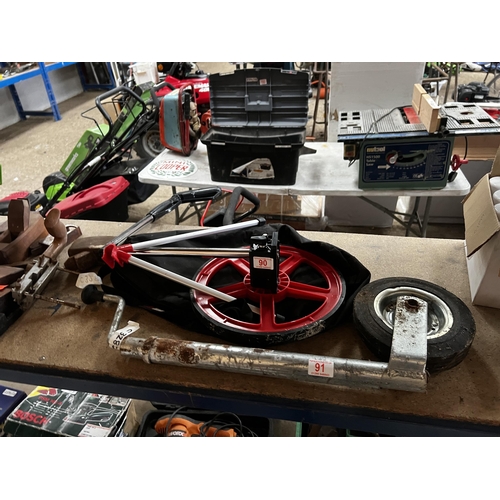 91 - heavy duty jockey wheel