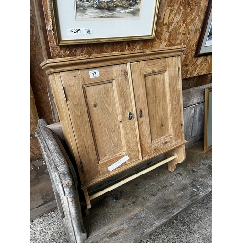 13 - pine wall cabinet