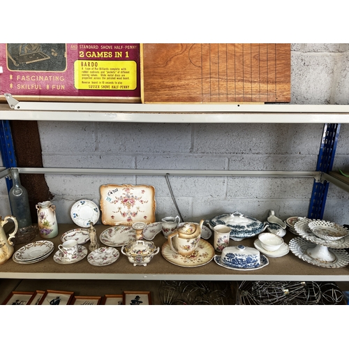 279 - shelf mixed china