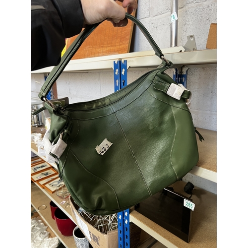 282 - green handbag