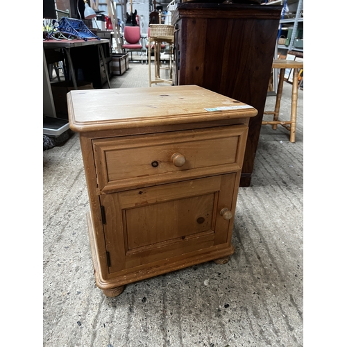 333 - pine bedside cabinet