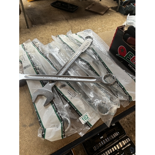 102 - 158     crate of new stahlwille spanners