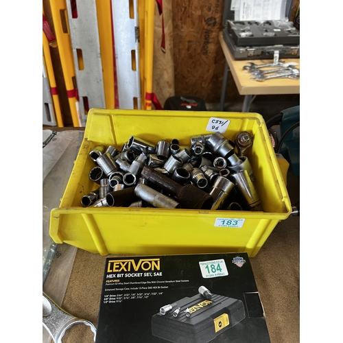 183 - 96      box of sockets