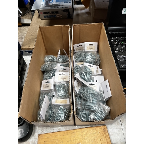 244 - x 2 boxes of machine screws