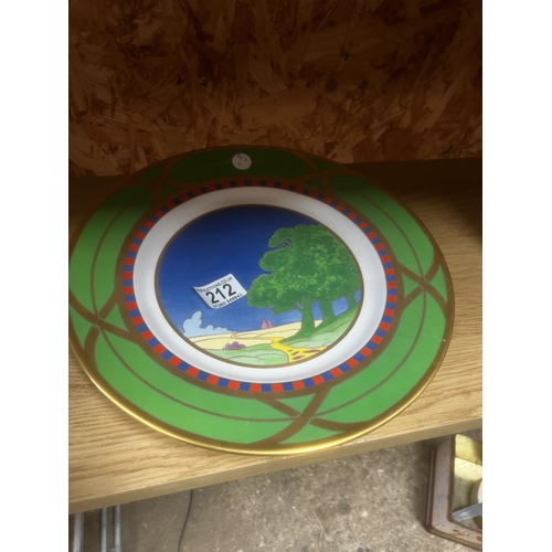 212 - royal worcester art deco plate