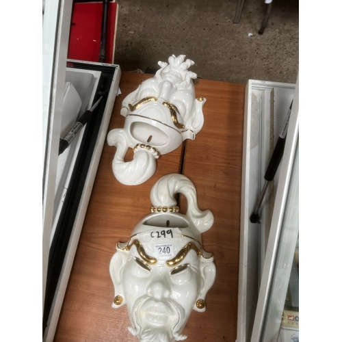 240 - x 2 china wall pockets