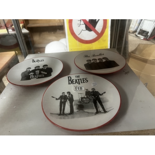 118 - 50 x 3 Beatles plates