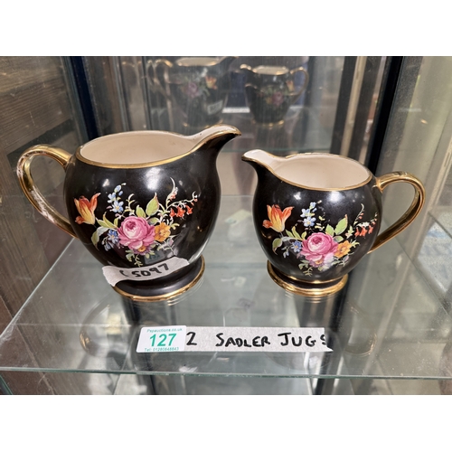 127 - x 2 Sadler jugs