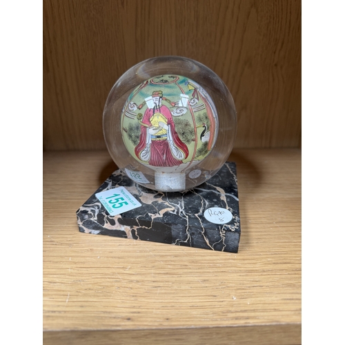 155 - (40) oriental paperweight