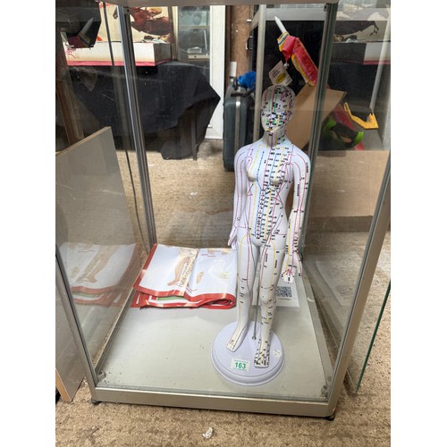 163 - (137) Chinese acupuncture figure + books