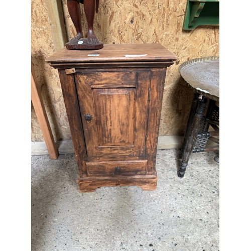 178 - wooden bedside cabinet