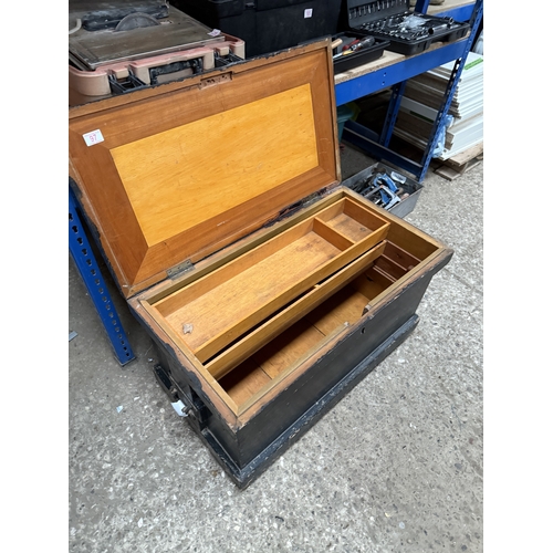 LARGE PINE TOOL CHEST