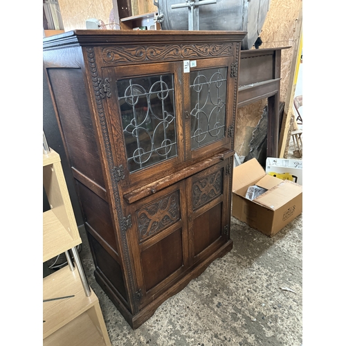 84 - 1930s glazed cabinet