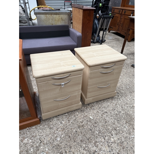 93 - pair of modern bedside cabinets
