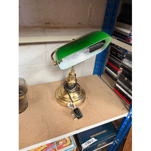 268 - green desk lamp