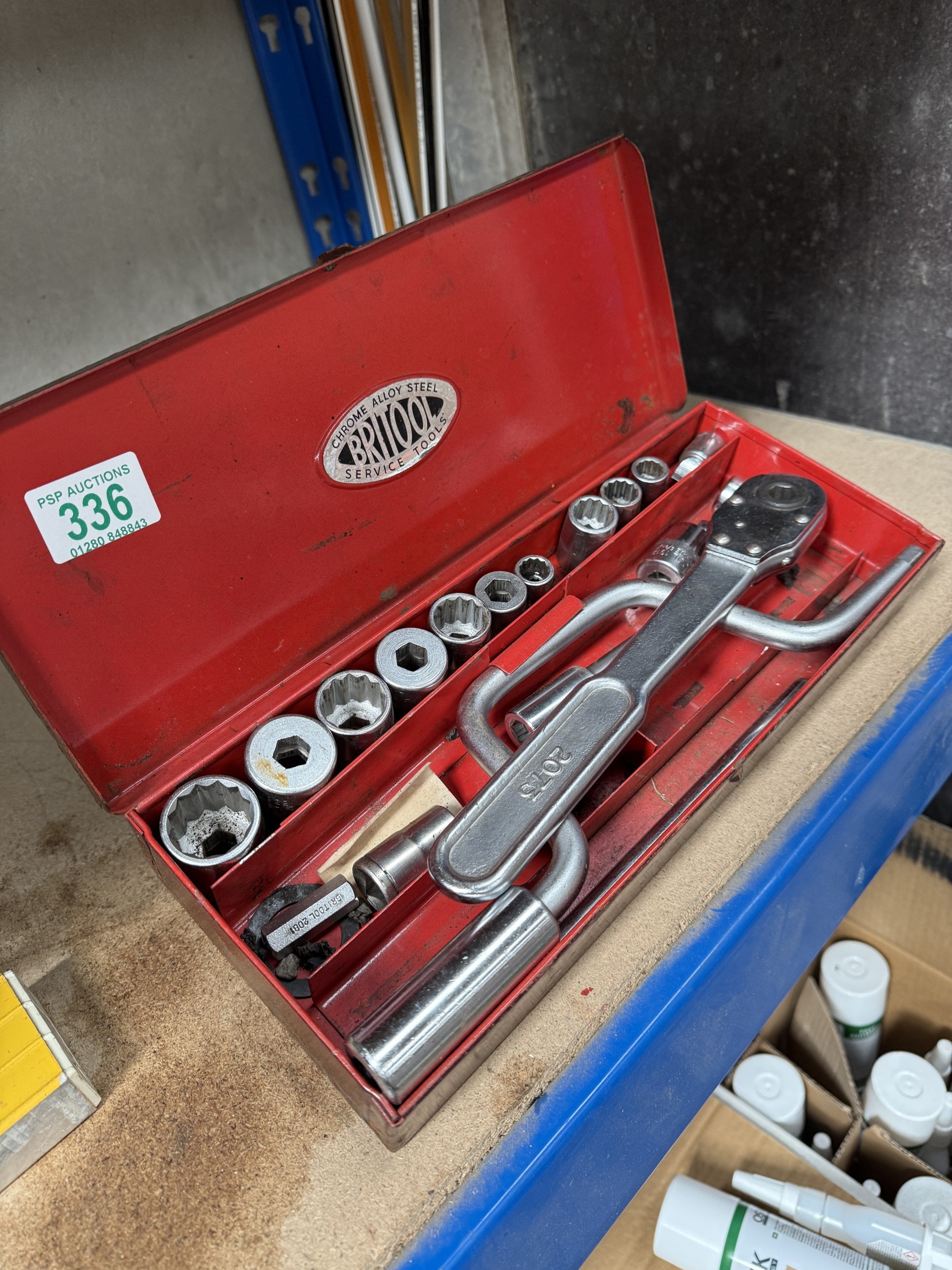 cased britool socket set
