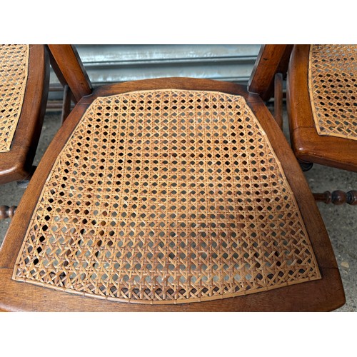1 - x 4 rush seat chairs
