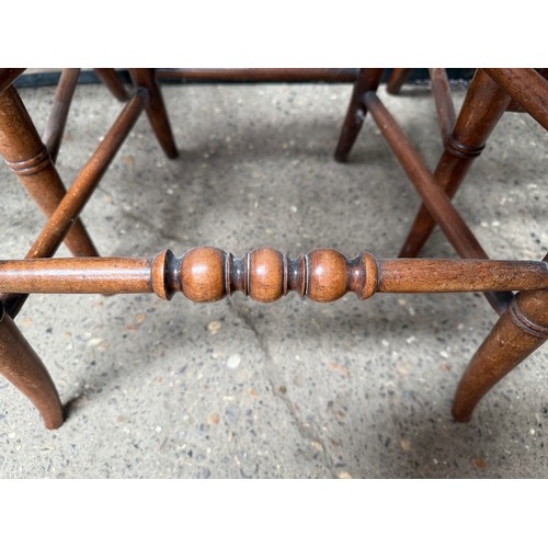 1 - x 4 rush seat chairs