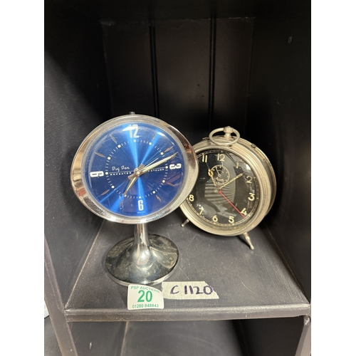 20 - x 2 mantle clocks