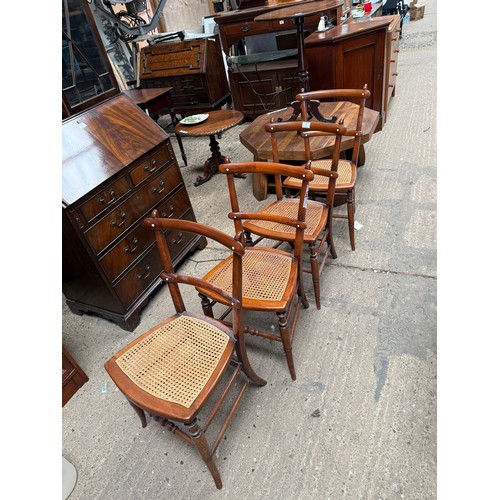 1 - x 4 rush seat chairs
